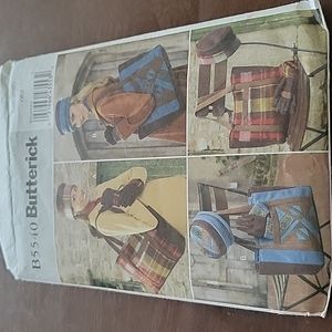 BUTTERICK TOTE, GLOVE, AND HAT PATTERN sewing winter purse handbag